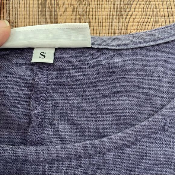 BRYN WALKER Long Sleeve Linen Tunic Top Dress‎ Size Small - Picture 4 of 6